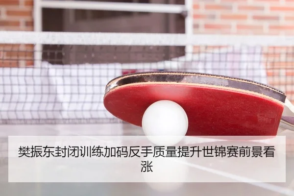 樊振东封闭训练加码反手质量提升世锦赛前景看涨